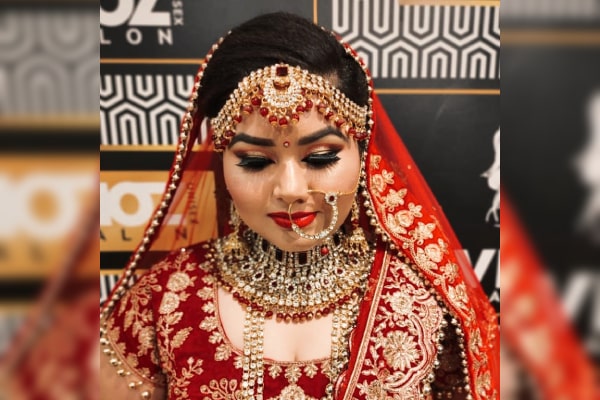 Airbrush Bridal Makeup in Dwarka